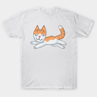 Floppy Cat [Ginger And White Tabby] T-Shirt